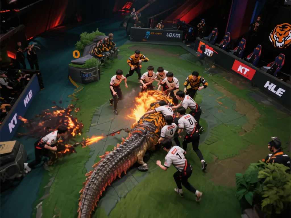 LCK：Cuzz神级惩戒夺小龙，KT反击2换0击溃HLE上中并控大龙